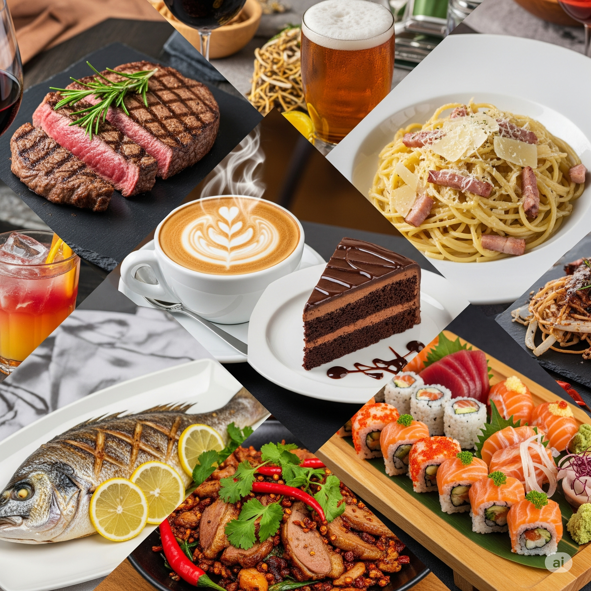 Makanan di kafe Palembang, minuman kekinian, jajanan angkringan