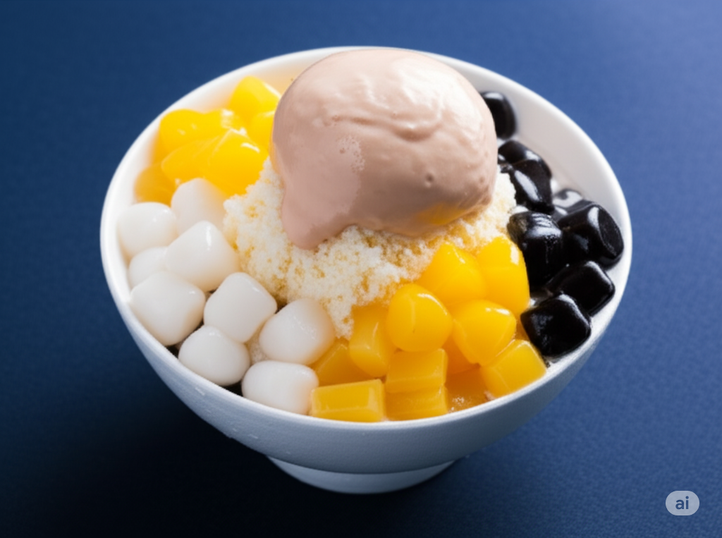 Menu dessert Pancious, menu Hongtang, waffle SoMa Citywalk