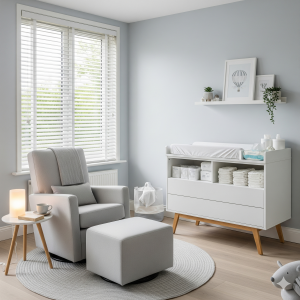 Interior nursery room, tempat menyusui di mall, fasilitas ganti popok