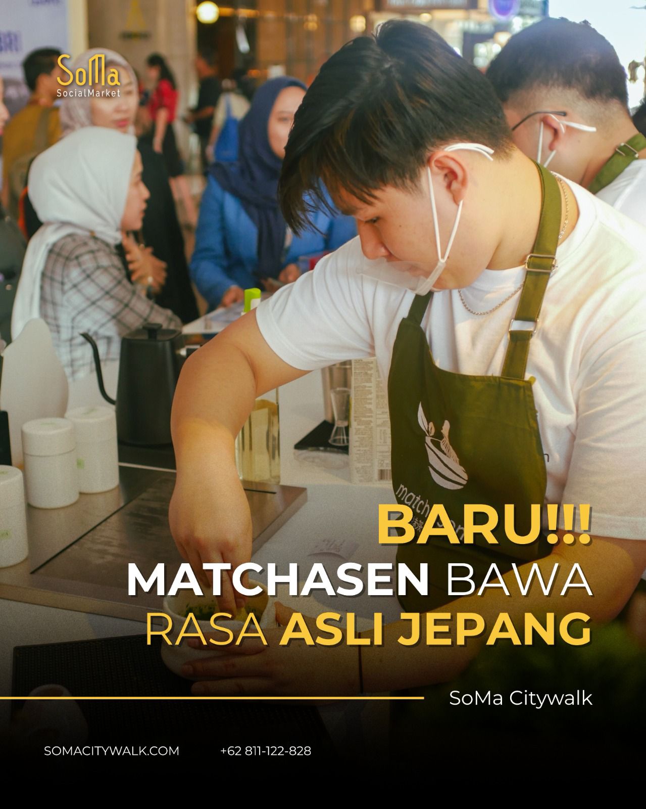 Matcha otentik di Palembang, Matchasen SoMa Citywalk