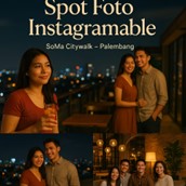 Spot foto SoMa Palembang, tempat Instagramable di Palembang, SoMa Citywalk