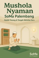 Mushola nyaman SoMa Palembang, tempat sholat di mall Palembang