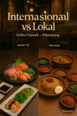 Makanan Lokal vs Internasional SoMa Palembang, Sushi Tei, Kulu Kilir