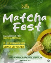 Festival Matcha Pertama di Palembang (15–21 Sept 2025)