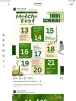 Matcha Fest SoMa Palembang: Nikmati 9 Hari Kuliner, Kreativitas, dan Hiburan Nonstop